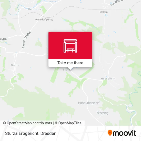 Карта Stürza Erbgericht