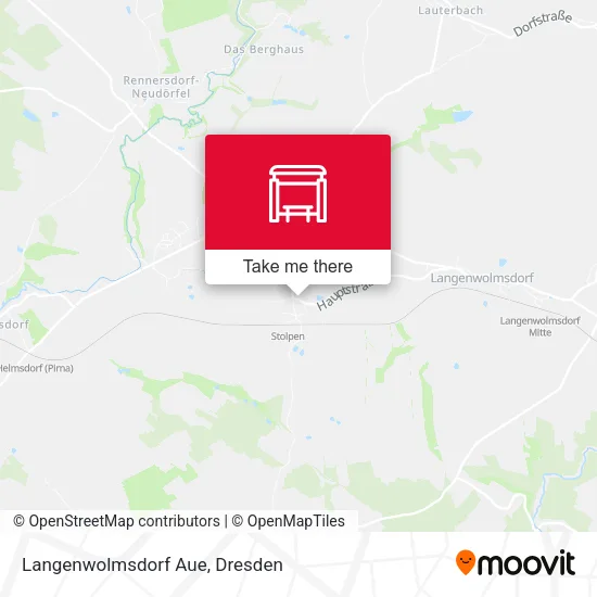 Карта Langenwolmsdorf Aue