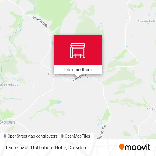 Карта Lauterbach Gottlöbers Höhe