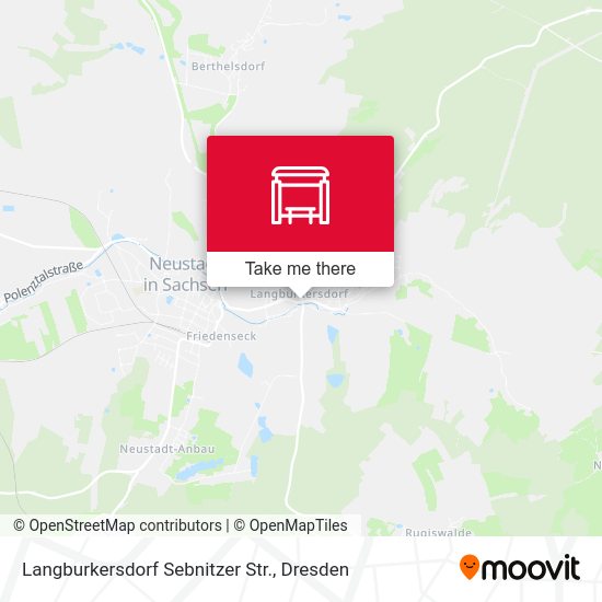 Карта Langburkersdorf Sebnitzer Str.