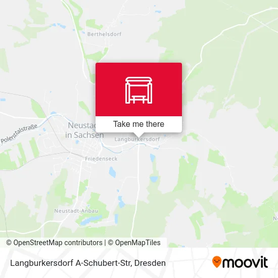 Карта Langburkersdorf A-Schubert-Str