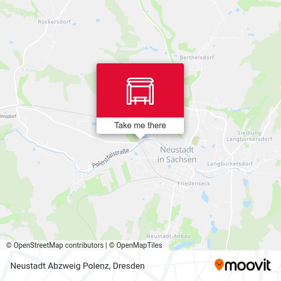 Карта Neustadt Abzweig Polenz