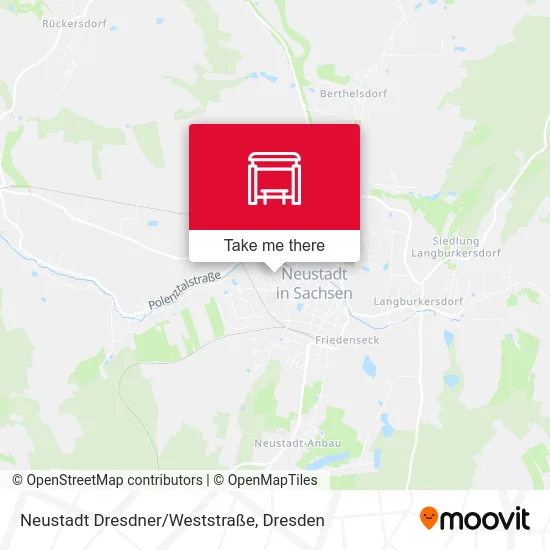Карта Neustadt Dresdner/Weststraße