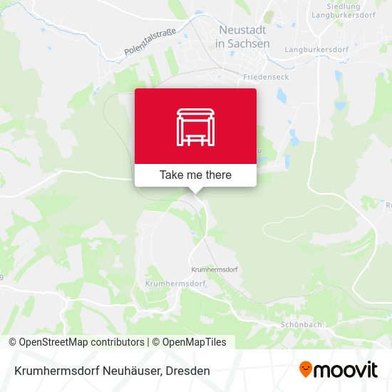 Карта Krumhermsdorf Neuhäuser