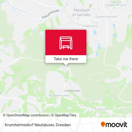 Карта Krumhermsdorf Neuhäuser