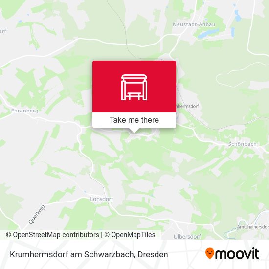 Карта Krumhermsdorf am Schwarzbach