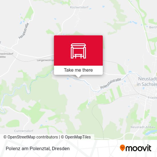 Карта Polenz am Polenztal