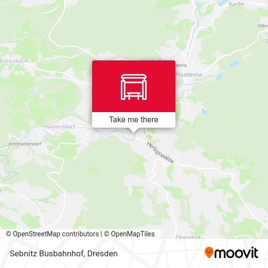 Карта Sebnitz Busbahnhof
