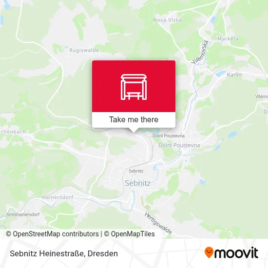 Sebnitz Heinestraße map