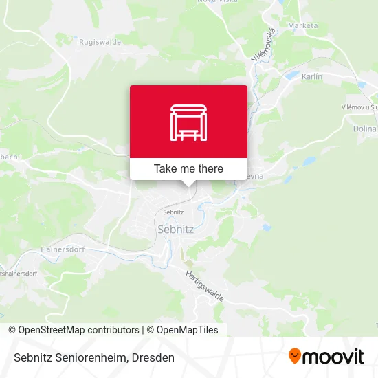 Sebnitz Seniorenheim map
