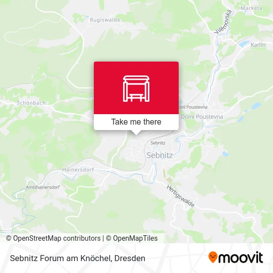 Карта Sebnitz Forum am Knöchel