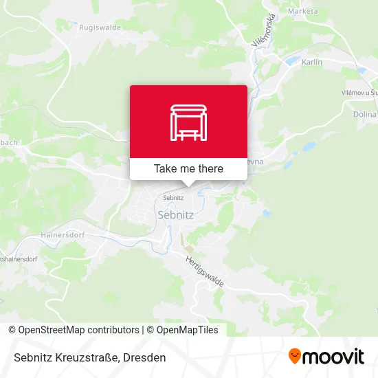 Sebnitz Kreuzstraße map