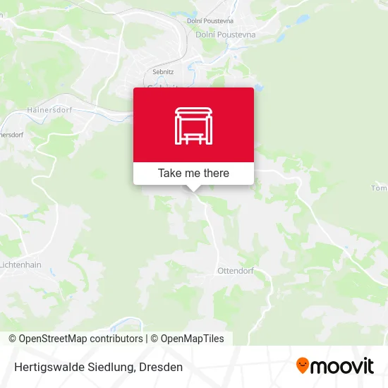 Карта Hertigswalde Siedlung