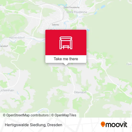 Карта Hertigswalde Siedlung