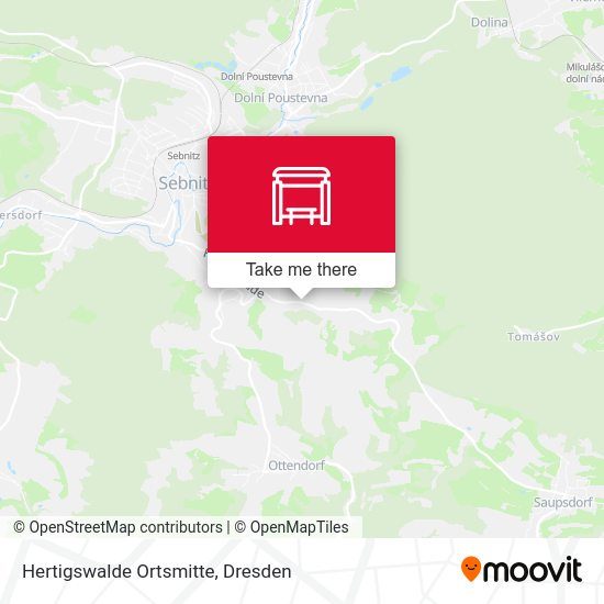 Карта Hertigswalde Ortsmitte