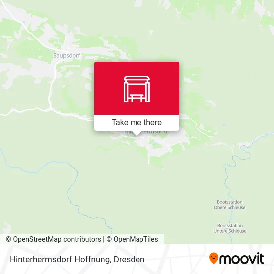 Карта Hinterhermsdorf Hoffnung