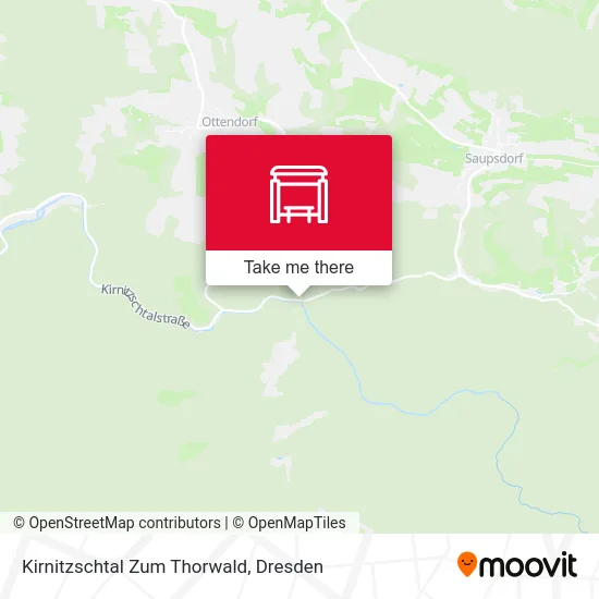 Карта Kirnitzschtal Zum Thorwald