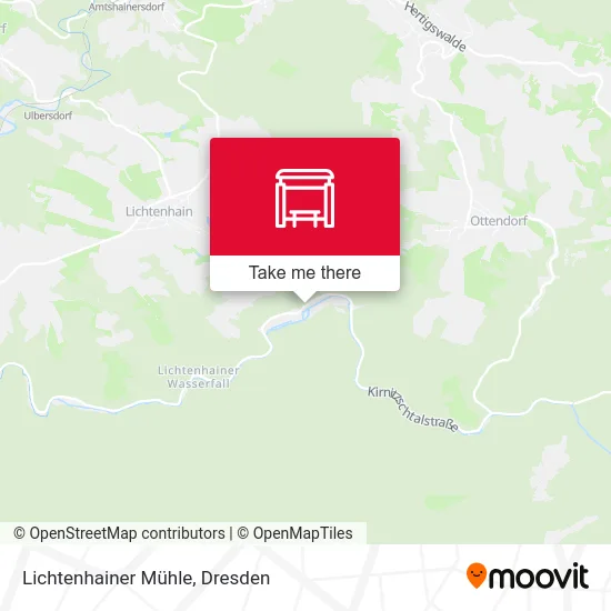 Карта Lichtenhainer Mühle