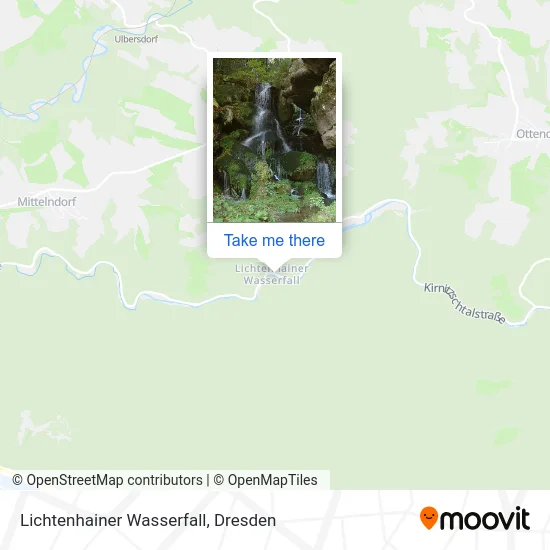 Карта Lichtenhainer Wasserfall