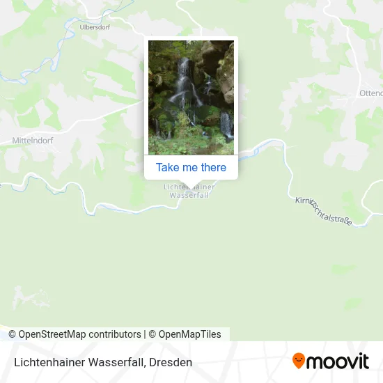Lichtenhainer Wasserfall map