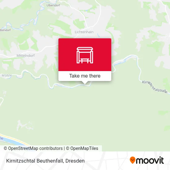 Карта Kirnitzschtal Beuthenfall