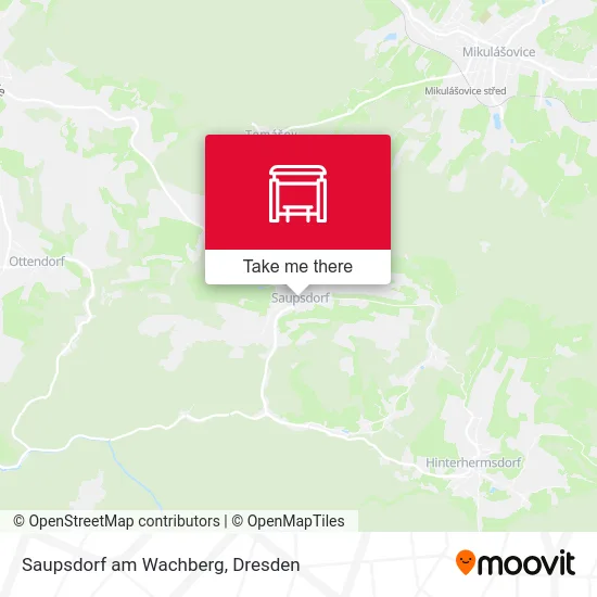 Карта Saupsdorf am Wachberg