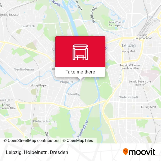Карта Leipzig, Holbeinstr.