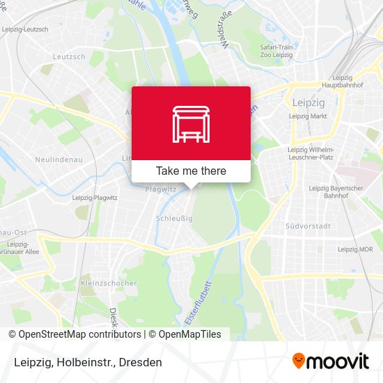 Карта Leipzig, Holbeinstr.