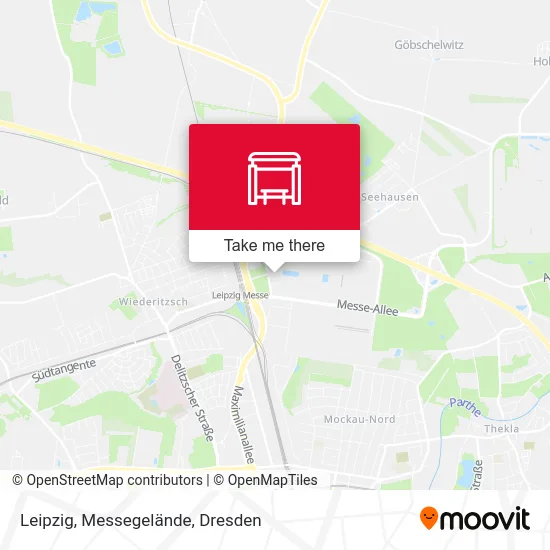 Карта Leipzig, Messegelände