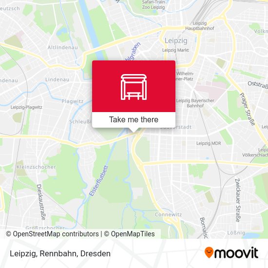 Карта Leipzig, Rennbahn