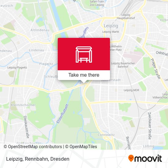 Карта Leipzig, Rennbahn