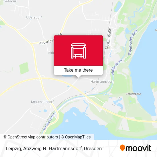 Карта Leipzig, Abzweig N. Hartmannsdorf