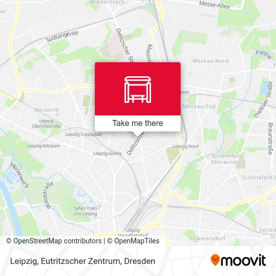 Карта Leipzig, Eutritzscher Zentrum