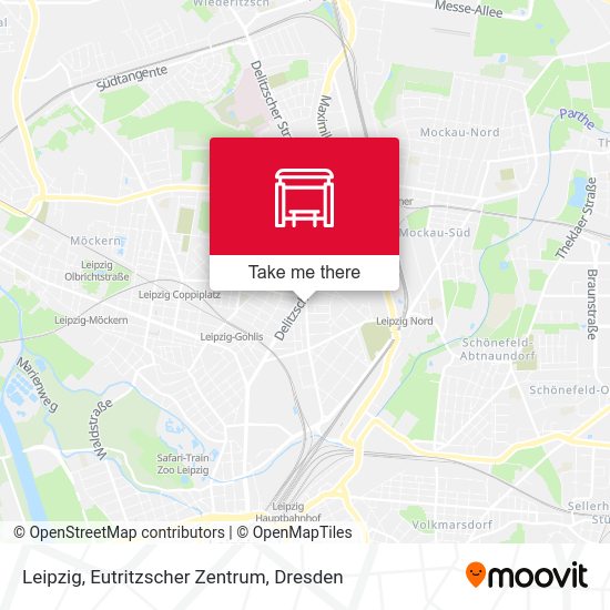 Карта Leipzig, Eutritzscher Zentrum