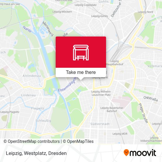 Карта Leipzig, Westplatz