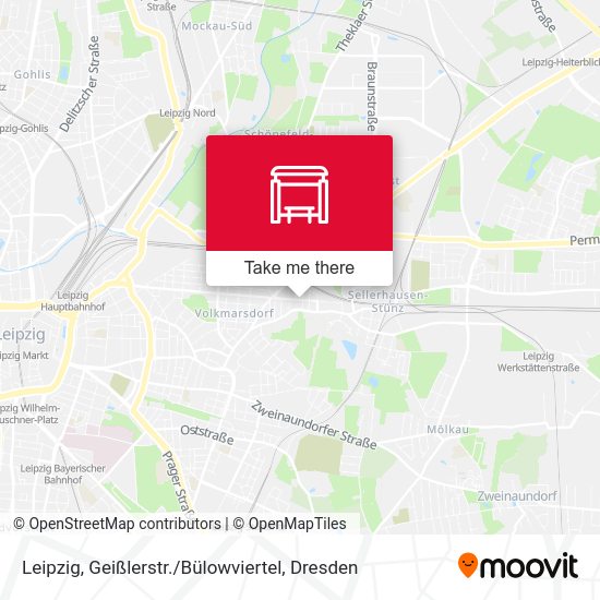 Карта Leipzig, Geißlerstr. / Bülowviertel
