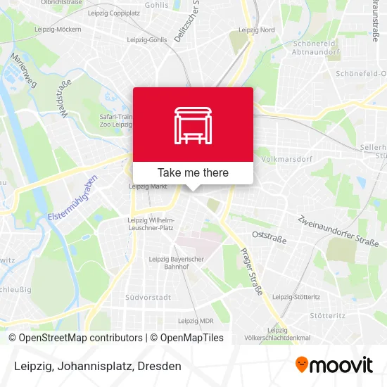 Карта Leipzig, Johannisplatz