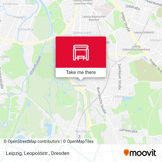 Карта Leipzig, Leopoldstr.