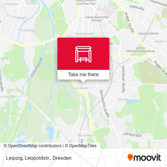 Карта Leipzig, Leopoldstr.