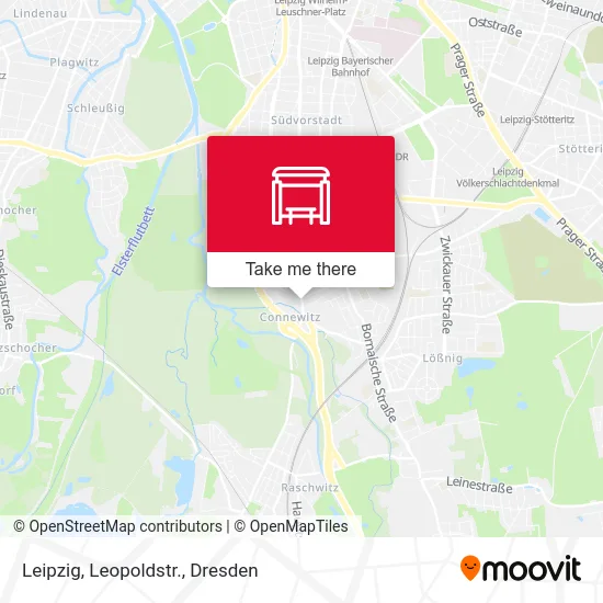 Карта Leipzig, Leopoldstr.