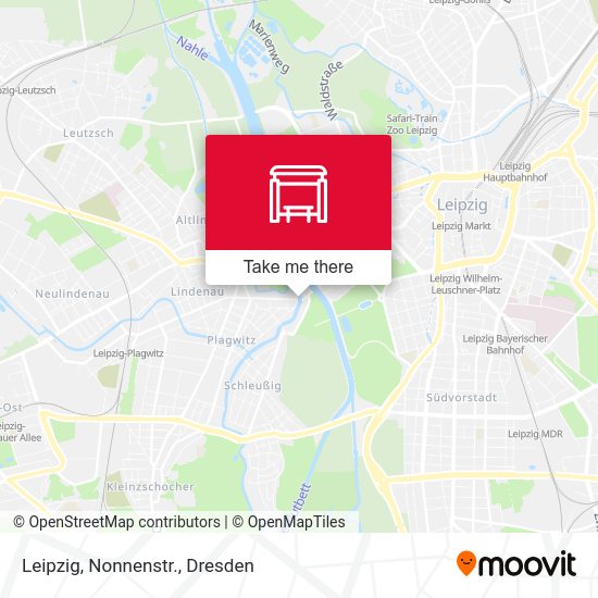 Карта Leipzig, Nonnenstr.