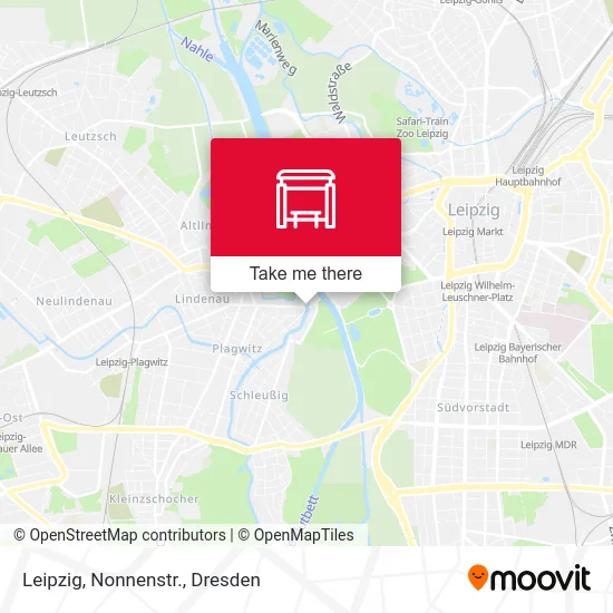 Карта Leipzig, Nonnenstr.