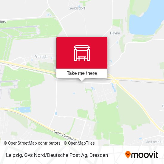 Карта Leipzig, Gvz Nord / Deutsche Post Ag