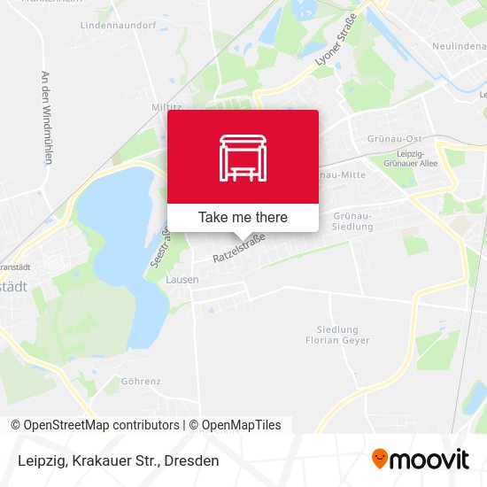 Карта Leipzig, Krakauer Str.