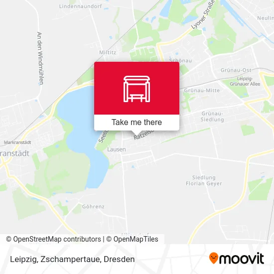 Карта Leipzig, Zschampertaue