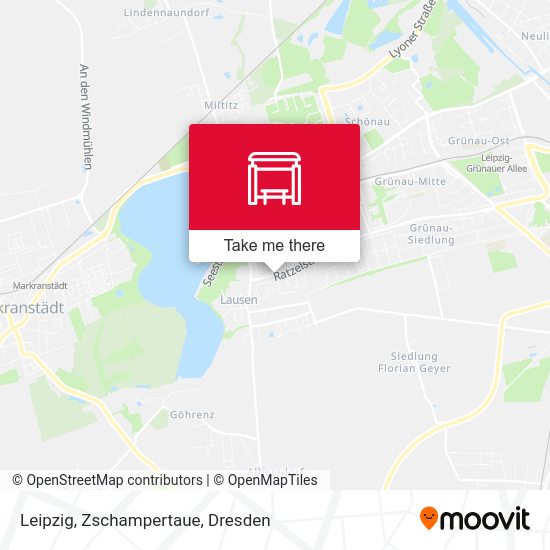 Карта Leipzig, Zschampertaue