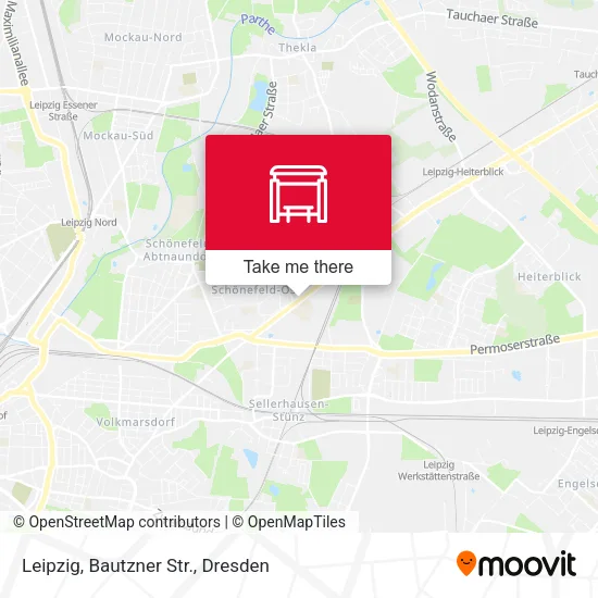 Карта Leipzig, Bautzner Str.