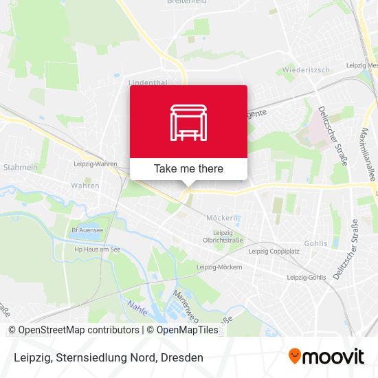 Карта Leipzig, Sternsiedlung Nord