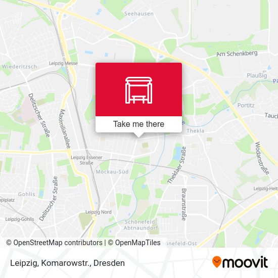 Карта Leipzig, Komarowstr.