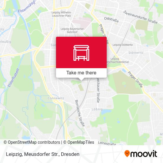 Карта Leipzig, Meusdorfer Str.